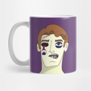 Zombie with eye dropping Mug